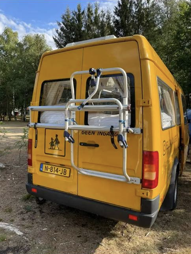 Yellow van 