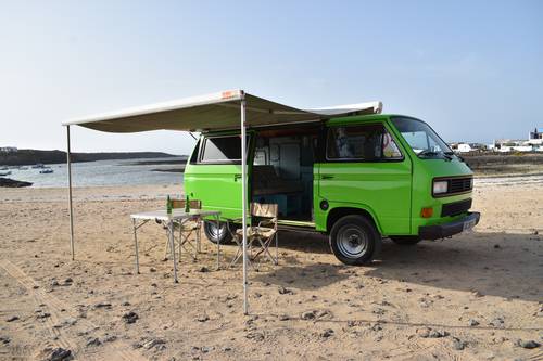 VW T3 Retro Green Vanana