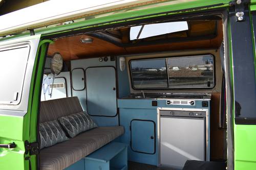 VW T3 Retro Green Vanana