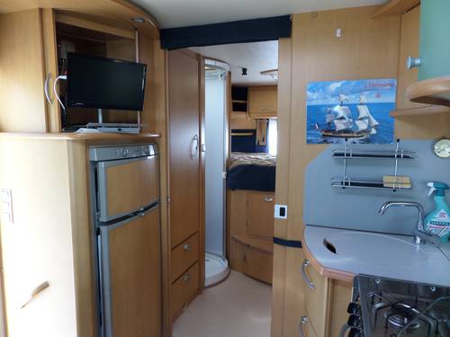camping car mercedes pilote integral 4 places bva