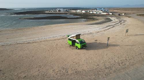 VW T3 Retro Green Vanana